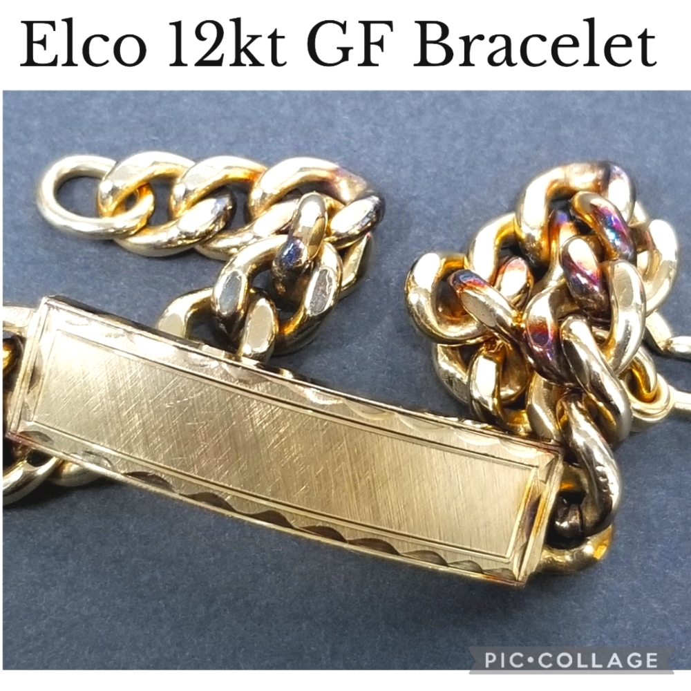 Elco 12k Gold Filled Chunky Bracelet
